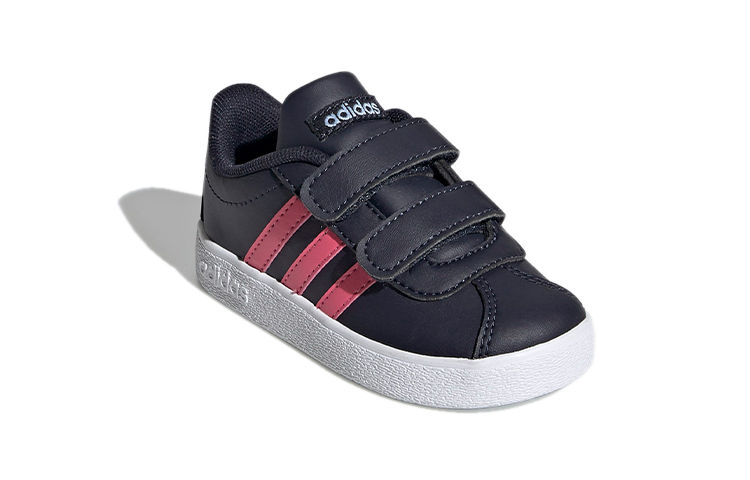 Lookbook (TD) adidas neo Vl Court 2.0 'Azul Rosa Blanco' EE6907