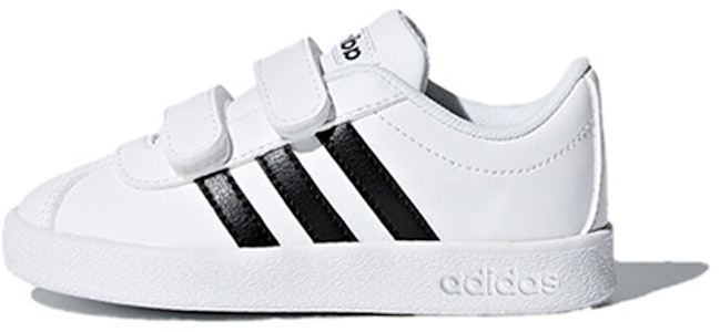 嬰童 adidas neo VL Court 2.0 平衡輕便 低幫 板鞋 白黑 Buy 嬰童 adidas neo VL Court 2.0 平衡輕便 低幫 板鞋 白黑