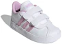 Lookbook (TD) adidas neo VL Court 2.0 'Blanco Rosa' FY9277