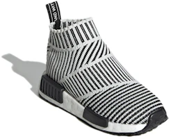 Lookbook (幼童) adidas NMD_CS1 Primeknit I '白黑' FY8953