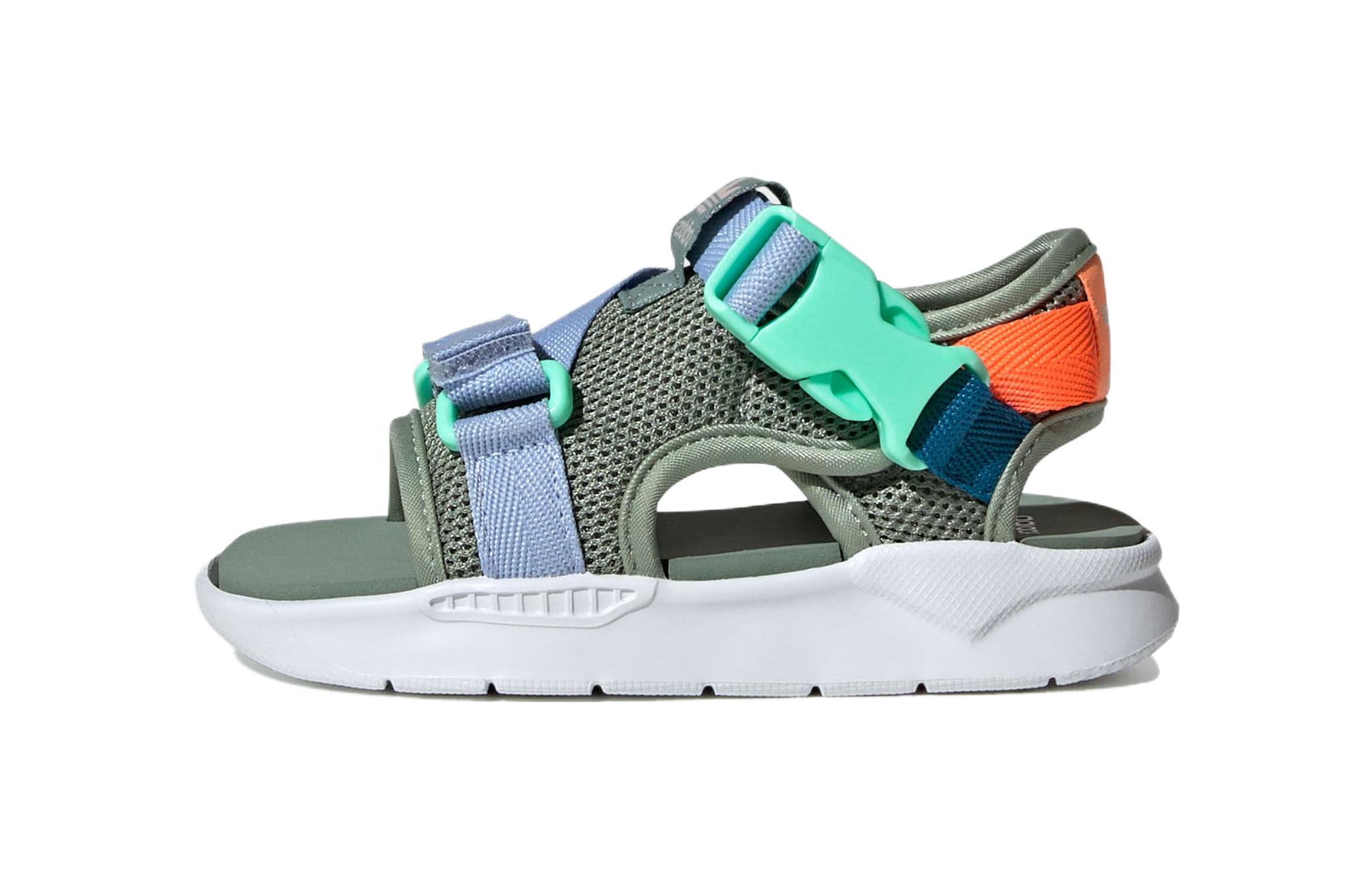 (Toddler) adidas originals 360 3.0 Sandals 'Silver Green' GW2154