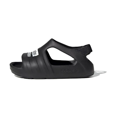 (TD) adidas originals Adilette Play Black Sandals 'Black White'