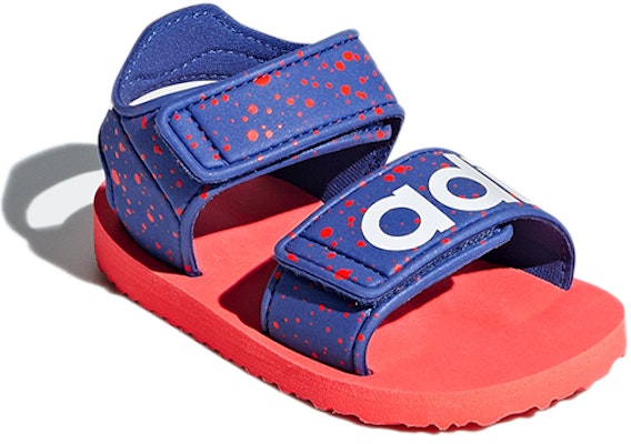 (TD) adidas Originals Sandal Santai Pantai Biru Merah 'Blue Red' B22476 Lookbook (TD) adidas Originals Sandal Santai Pantai Biru Merah 'Blue Red' B22476