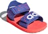 (TD) adidas Originals Selipar Pantai Cozy Kasual Biru Merah 'Blue Red' B22476