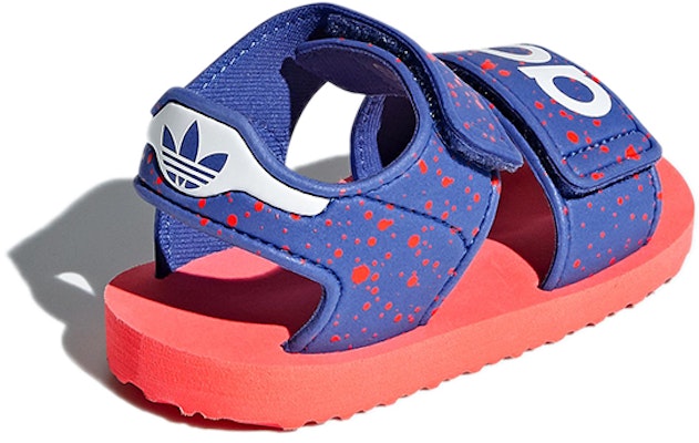 (TD) adidas Originals Sandal Santai Pantai Biru Merah 'Blue Red' B22476 Shop (TD) adidas Originals Sandal Santai Pantai Biru Merah 'Blue Red' B22476