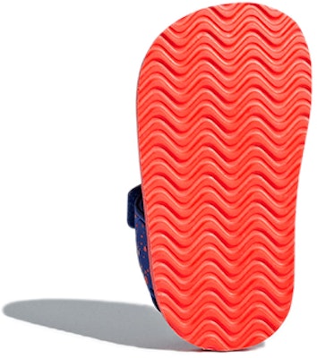 (TD) adidas Originals Sandal Santai Pantai Biru Merah 'Blue Red' B22476 Details for (TD) adidas Originals Sandal Santai Pantai Biru Merah 'Blue Red' B22476