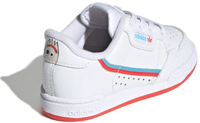 (TD) adidas Originals Continental 80 El I Putih/Merah EG7310 Shop (TD) adidas Originals Continental 80 El I Putih/Merah EG7310