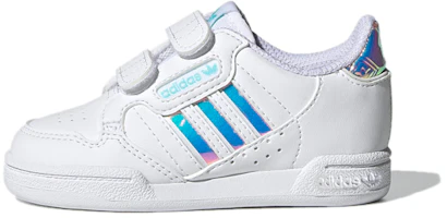 (Toddler) adidas originals Continental 80 Stripes 'White Pulse Aqua' GZ3262 (Toddler) adidas originals Continental 80 Stripes 'White Pulse Aqua' GZ3262