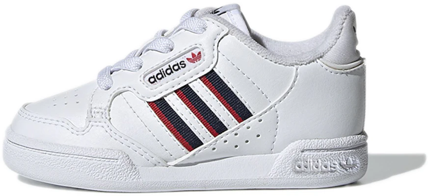 (TD) adidas Originals Continental 80 Stripes EL 'Blanco Azul Marino Rojo' S42613 Buy (TD) adidas Originals Continental 80 Stripes EL 'Blanco Azul Marino Rojo' S42613