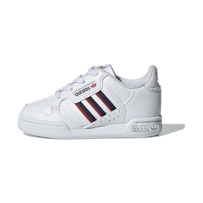 (TD) adidas originals Continental 80 Stripes EL 'White Navy Red'