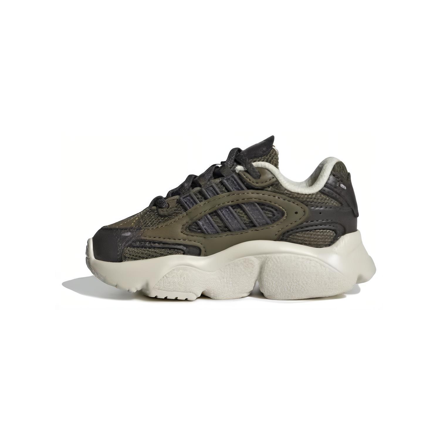 (Toddler) adidas Originals Ozmillen EL Infant Green Walking Shoes - Soft, Durable & Comfy. IG1857