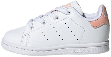 (Toddler) adidas originals Stan Smith EL 'White Pink' EE7596 (Toddler) adidas originals Stan Smith EL 'White Pink' EE7596