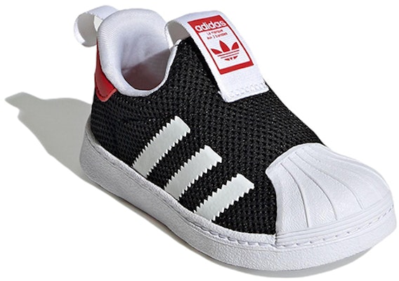 (Toddler) adidas originals Superstar 360 'Black White Red' GZ5035 Lookbook (Toddler) adidas originals Superstar 360 'Black White Red' GZ5035