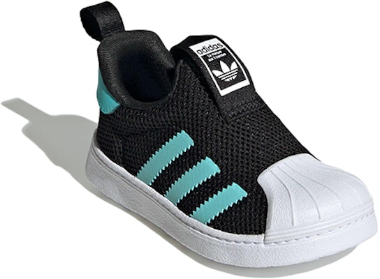 (Toddler) adidas Originals Superstar 360 'Black Blue' IF5915 Lookbook (Toddler) adidas Originals Superstar 360 'Black Blue' IF5915