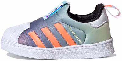 (Toddler) adidas originals Superstar 360 I Girls Are Awesome White/Orange/Multi-color FW8125 (Toddler) adidas originals Superstar 360 I Girls Are Awesome White/Orange/Multi-color FW8125