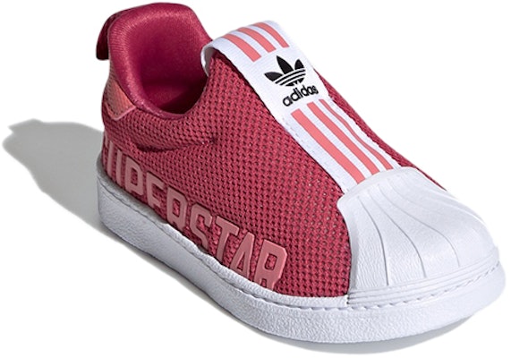嬰童 adidas originals Superstar 360 X I TD 防滑耐磨 低筒 板鞋 西瓜紅 Lookbook 嬰童 adidas originals Superstar 360 X I TD 防滑耐磨 低筒 板鞋 西瓜紅