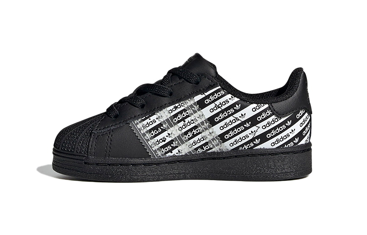 (TD) adidas originals Superstar 'Black White'