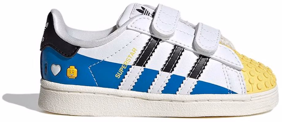 (Toddler) adidas Superstar x LEGO 'White Yellow Blue' IF2913 Order (Toddler) adidas Superstar x LEGO 'White Yellow Blue' IF2913