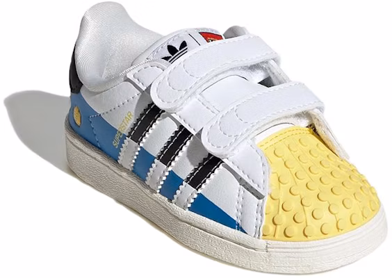 (Toddler) adidas Superstar x LEGO 'White Yellow Blue' IF2913 Lookbook (Toddler) adidas Superstar x LEGO 'White Yellow Blue' IF2913