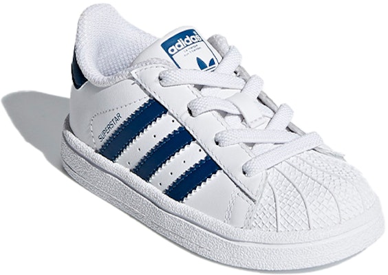 (TD) adidas Originals Superstar 'Blanco Azul' F34165 Lookbook (TD) adidas Originals Superstar 'Blanco Azul' F34165