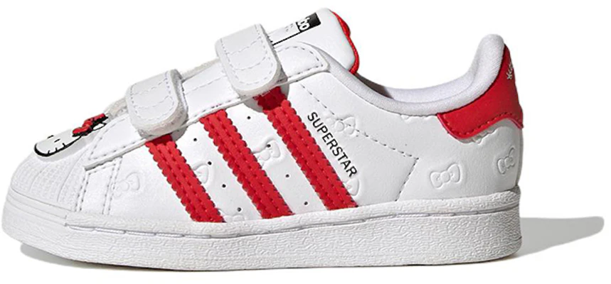 (Toddler) adidas Originals Superstar x Hello Kitty Shoes 'White Red' GV8863 Buy (Toddler) adidas Originals Superstar x Hello Kitty Shoes 'White Red' GV8863