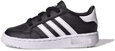 (Toddler) adidas originals Team Court 'Black White' EG9092 (Toddler) adidas originals Team Court 'Black White' EG9092