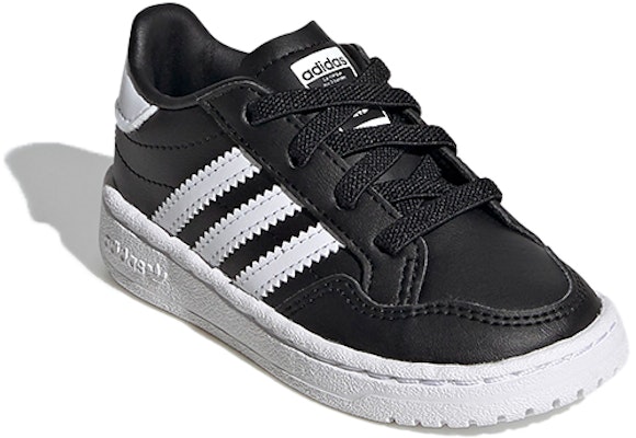 (Toddler) adidas originals Team Court 'Black White' EG9092 Lookbook (Toddler) adidas originals Team Court 'Black White' EG9092