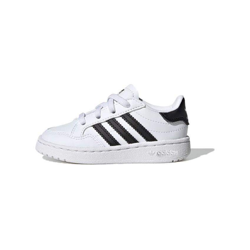 (Toddler) adidas originals Team Court 'White Black' EG9093