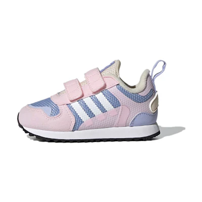 (TD) adidas Originals ZX 700 HD Retro Casual Fashion Sneakers 'Pink Purple Wonder White'