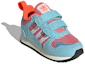 Lookbook (Toddler) adidas originals ZX 700 HD Blue/Pink FY2655