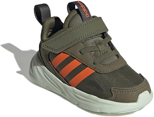 (Toddler) Adidas Ozelle Running Shoes 'Olive Green Orange' GW1556 Lookbook (Toddler) Adidas Ozelle Running Shoes 'Olive Green Orange' GW1556