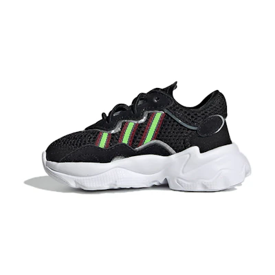 (TD) adidas Ozweego Core Black Solar Green