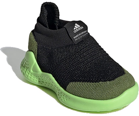 TD嬰兒童 adidas Pure Runner 黑綠 Lookbook TD嬰兒童 adidas Pure Runner 黑綠