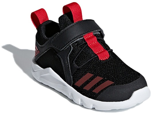 (Toddler) adidas Rapidaflex El I 'Black Red' D96633 Lookbook (Toddler) adidas Rapidaflex El I 'Black Red' D96633