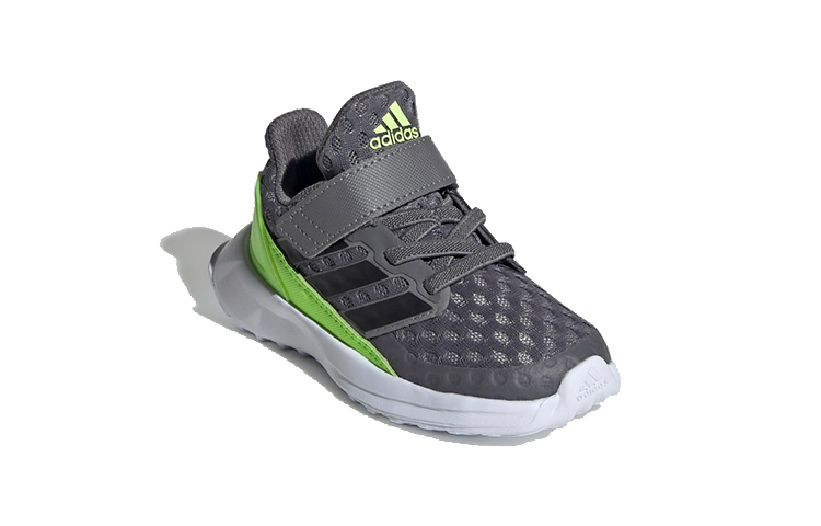 Shop TD嬰童 adidas Rapidarun 灰綠白