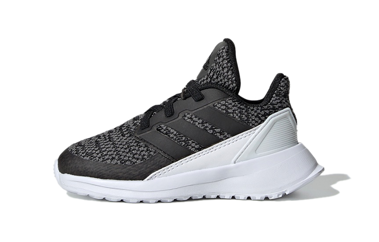 Buy (Toddler) adidas Rapidarun Knit EL 'Black White' D97005