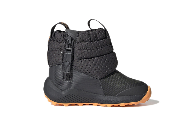 Order TD嬰童 adidas Rapidasnow 舒適保暖 高幫運動雪地靴 碳黑