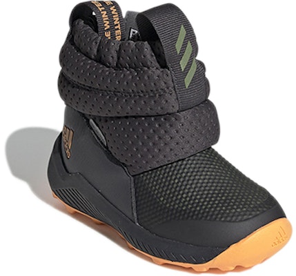 TD嬰童 adidas Rapidasnow 舒適保暖 高幫運動雪地靴 碳黑 Lookbook TD嬰童 adidas Rapidasnow 舒適保暖 高幫運動雪地靴 碳黑