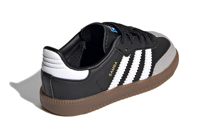 Shop （幼童）adidas Samba OG '黑白棕' GZ8350