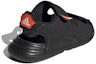 Shop (TD) adidas /Sandal Renang Bayi Hitam FY8064