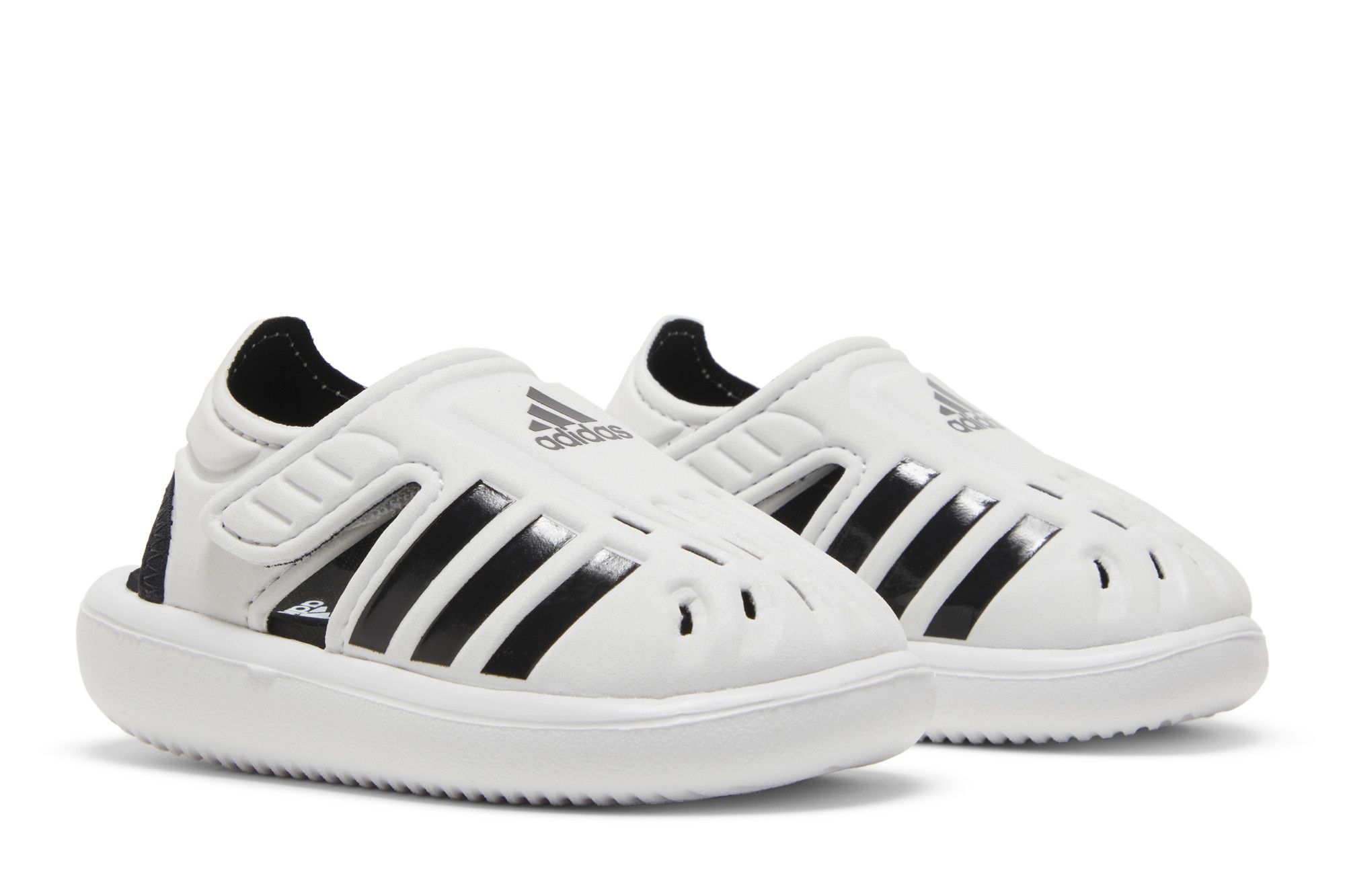 Cheap (TD) adidas Sommergeschlossene Wassersandale ''Weiß Schwarz'' GW0388