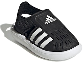 (TD) adidas Sandal Tepi Tertutup Musim Panas 'Hitam Putih' GW0391 Lookbook (TD) adidas Sandal Tepi Tertutup Musim Panas 'Hitam Putih' GW0391