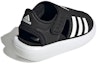 Shop (TD) adidas Sandal Tepi Tertutup Musim Panas 'Hitam Putih' GW0391