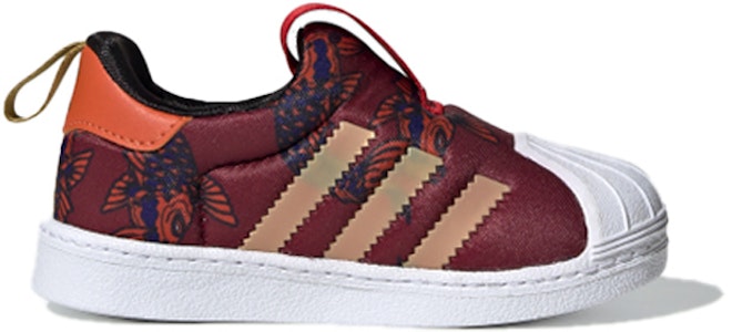 TD嬰兒 adidas originals Superstar 360 滑入式休閒帆布鞋 紅金 Order TD嬰兒 adidas originals Superstar 360 滑入式休閒帆布鞋 紅金