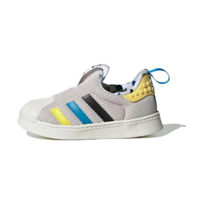 (TD) adidas Superstar 360 LEGO Shoes 'Grey Bright Blue Black'