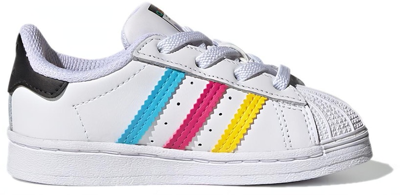 (TD) adidas Superstar 'Rayas Coloridas - Blanco Nube' FW5240 Order (TD) adidas Superstar 'Rayas Coloridas - Blanco Nube' FW5240