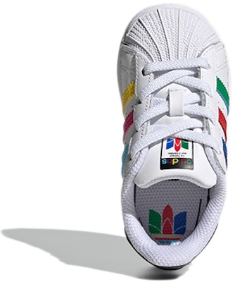 (TD) adidas Superstar 'Rayas Coloridas - Blanco Nube' FW5240 Purchase (TD) adidas Superstar 'Rayas Coloridas - Blanco Nube' FW5240