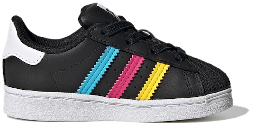 (Toddler) adidas Superstar 'Colorful Stripes - Core Black' FW5239 Order (Toddler) adidas Superstar 'Colorful Stripes - Core Black' FW5239