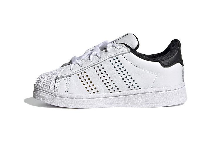 (TD) adidas Superstar 'Colorful Trefoil - Cloud White'