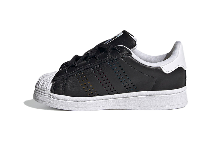 Buy (TD) 阿迪达斯 Superstar '彩色三叶草 - 核心黑' FX7455